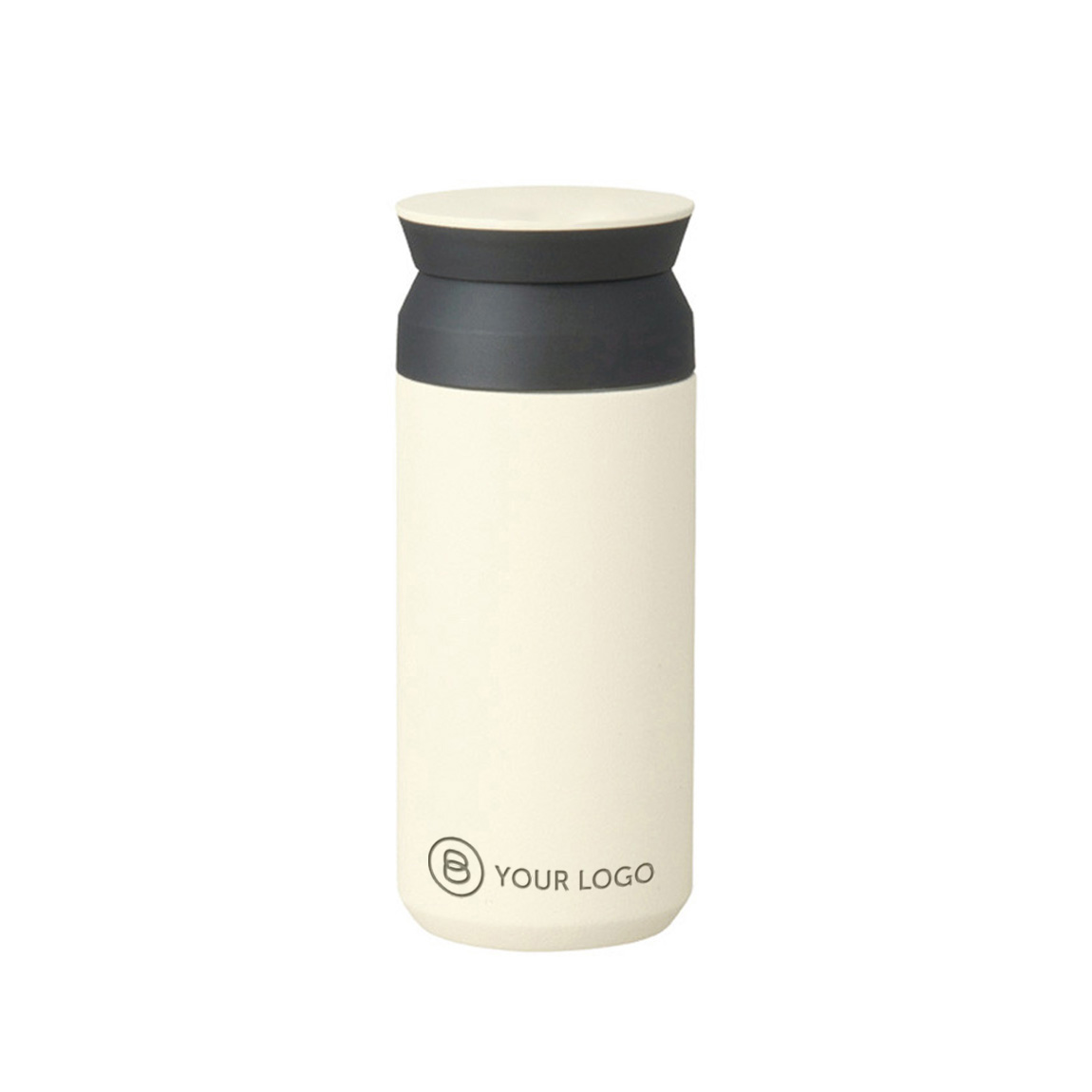 ONGOING, beige (Thermosbecher) mit deinem Logo