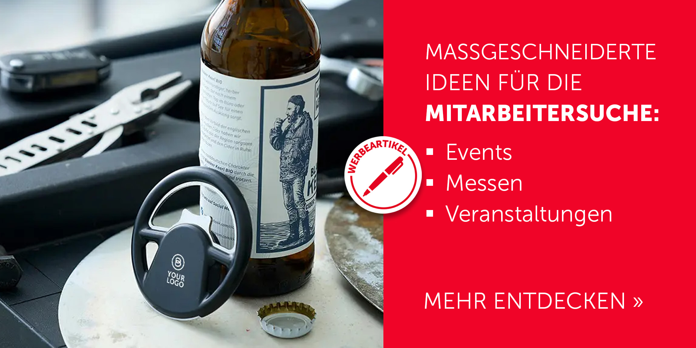 Mitarbeiter Werbemittel