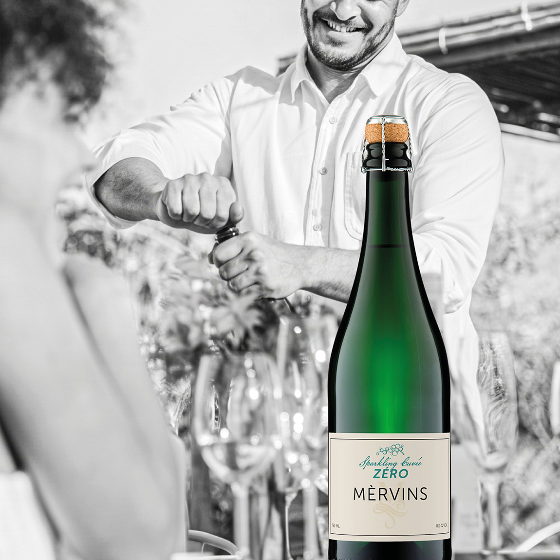 Sparkling CUVÉE ZERO/0.0%. Fruchtig, leicht & zart.