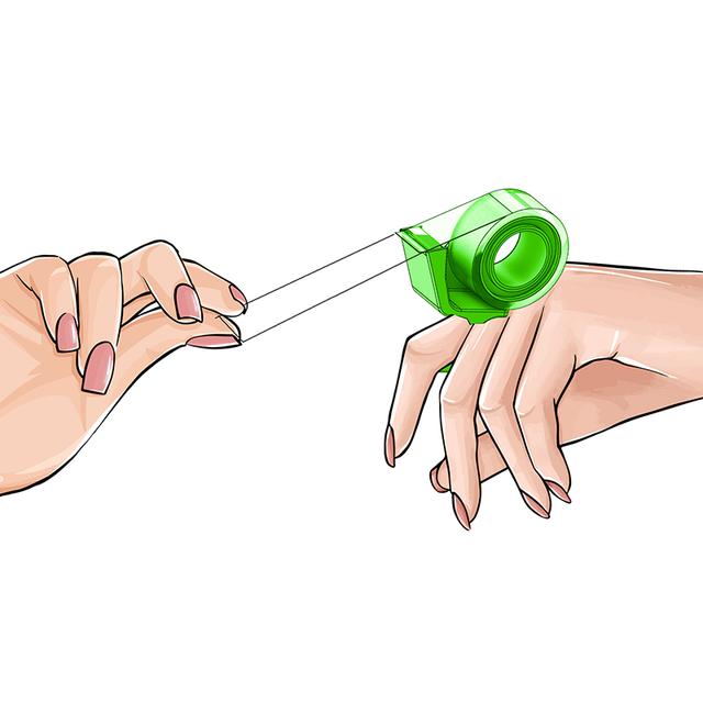 EINHÄNDER, grün (Handabroller)