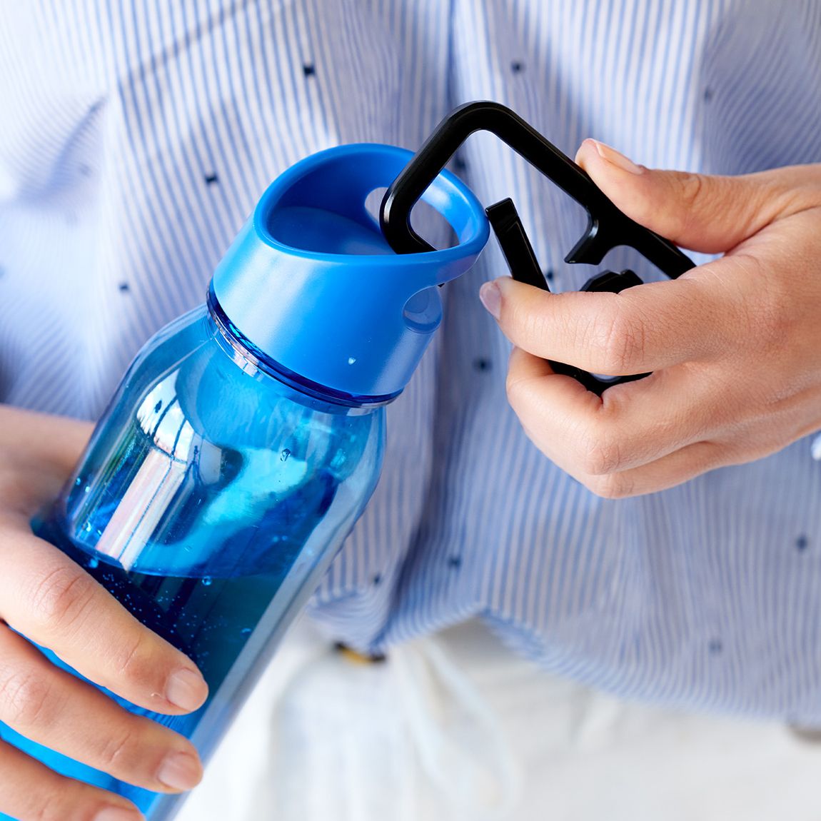Bertoy Trinkflasche Hai-Design – 450 Ml, Tritan, BPA-frei & Spülmaschinengeeignet