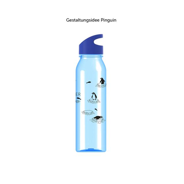 FRESH RAINBOW, blau(Tritan-Trinkflasche)