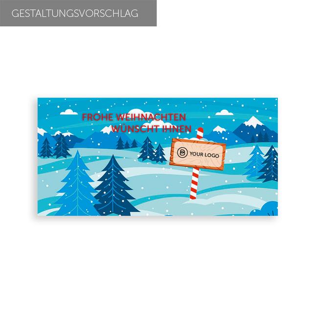 Weihnachtskarte NORDPOL (45), DIN lang