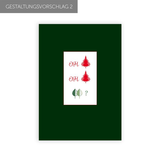 Weihnachtskarte RÄTSEL (33), DIN A6
