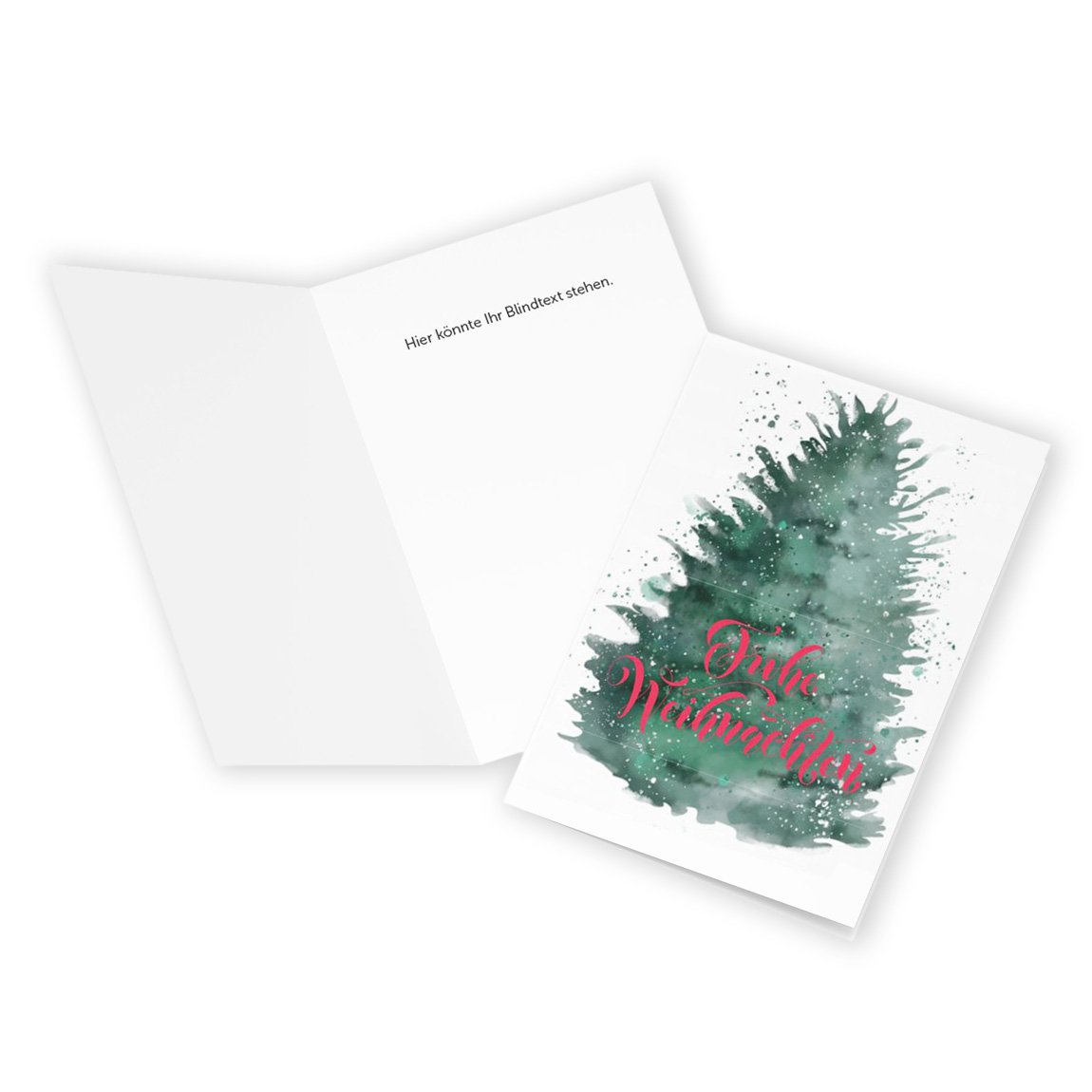 Weihnachtskarte TANNENBAUM (01), DIN A6