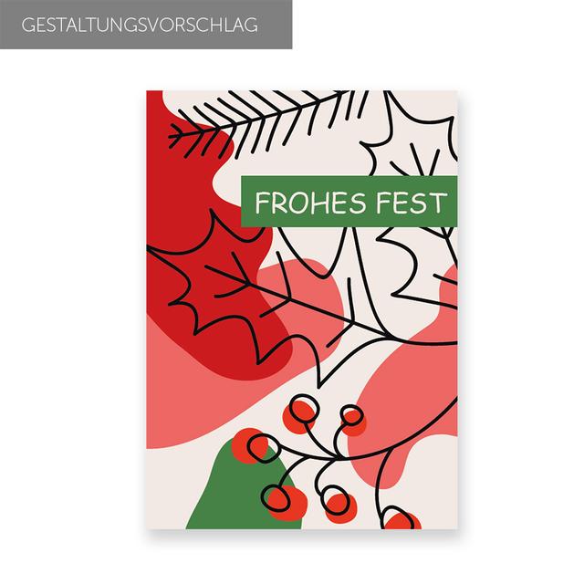 Weihnachtskarte GRAFIK (03), A6