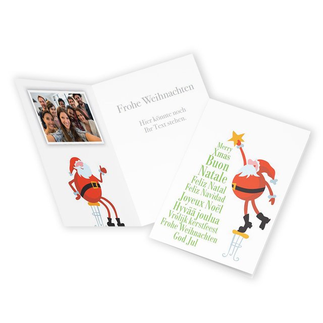 Weihnachtskarte SPRACHE (07), DIN A6