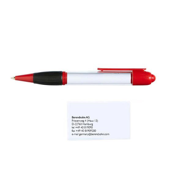 PROMOTION PEN, rot, schw. Mine