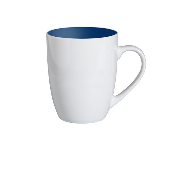 HEISSE WERBUNG BUNT, BLAU (Werbe-Tasse)