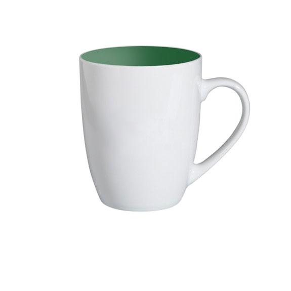 HEISSE WERBUNG, grün (Werbe-Tasse)