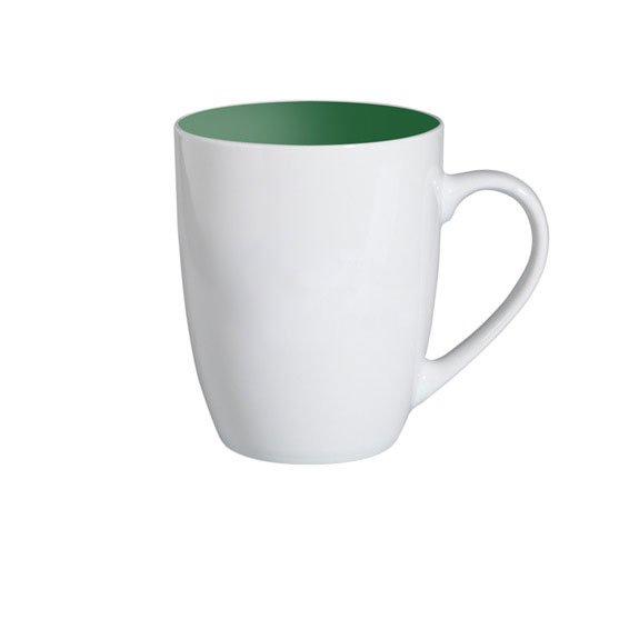 HEISSE WERBUNG BUNT, GRÜN (Werbe-Tasse)