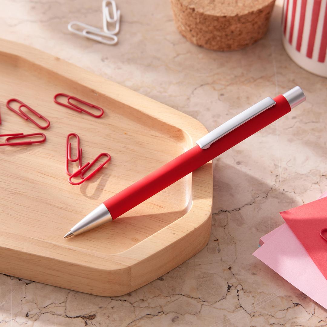 ALU PRIME, ROT, blaue Mine (Kugelschr)