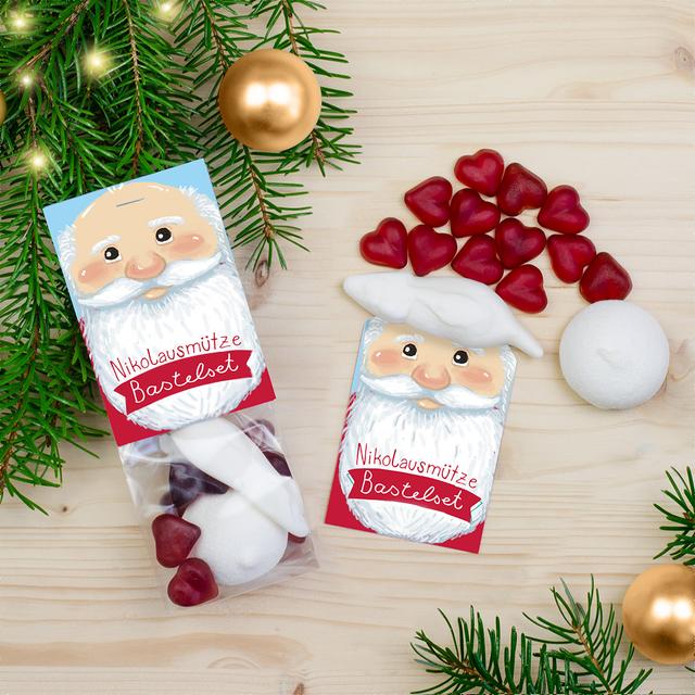 Bastelset NIKOLAUSMÜTZE