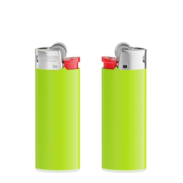 BIC® J25 Feuerzeug, apfelgrün/rot