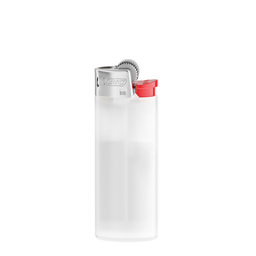 BIC® J25 Feuerzeug, durscheinend weiß