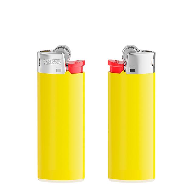 BIC® J25 Feuerzeug, gelb/rot