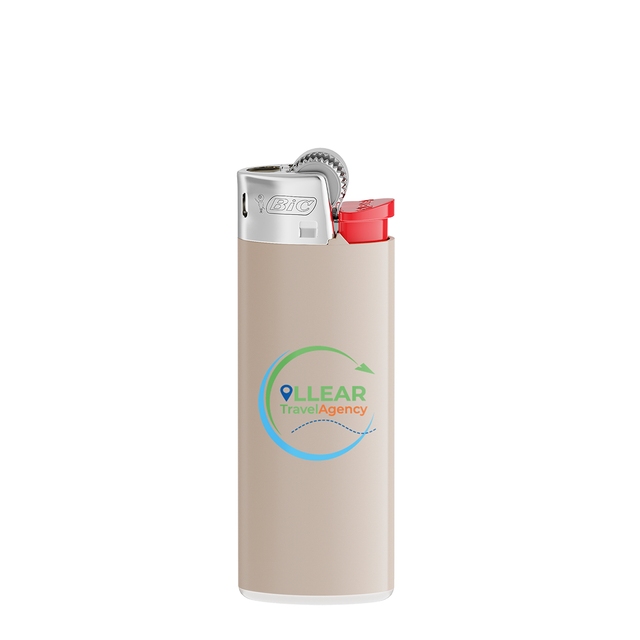 BIC® J25 Feuerzeug, grau/rot
