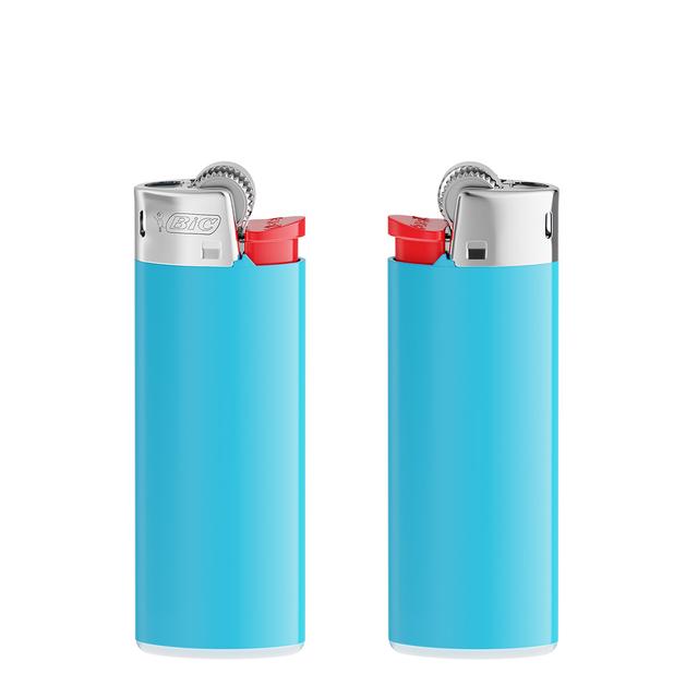 BIC® J25 Feuerzeug, hellblau/rot