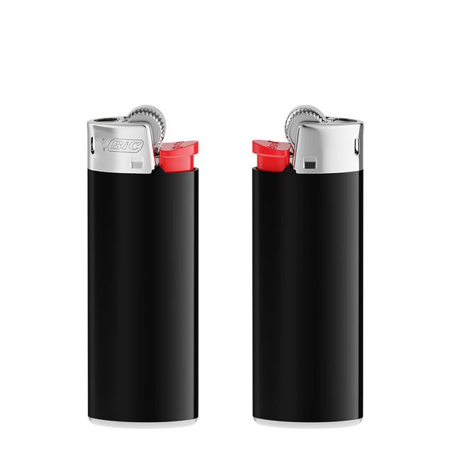 BIC® J25 Feuerzeug, schwarz/rot