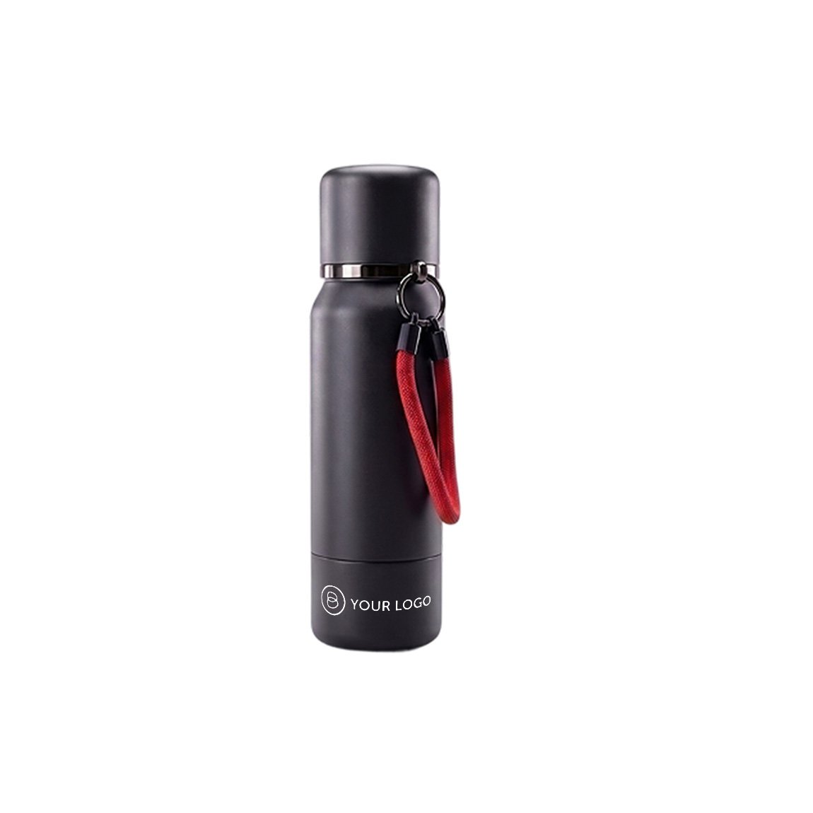 BLACK SATIN, rot (Duo-Thermoflasche)
