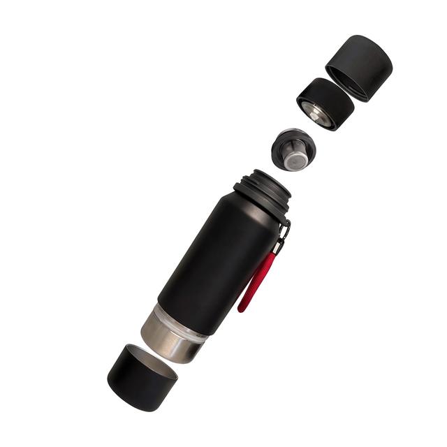 BLACK SATIN, rot (Duo-Thermoflasche)