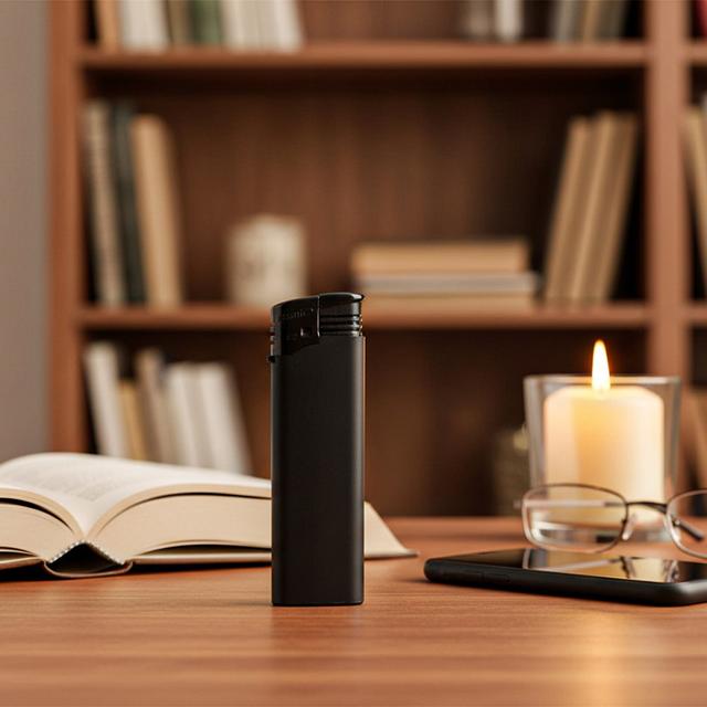 BLACK & WHITE, schwarz (Feuerzeug)