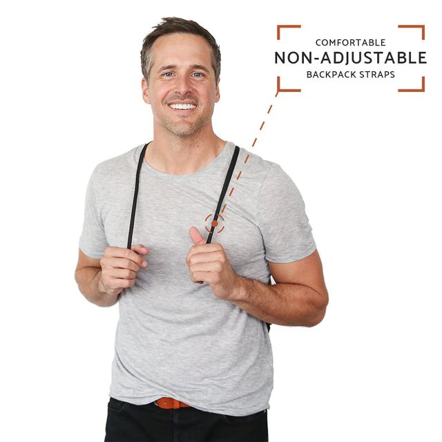 CARRY UP, black (2in 1 Hoodie & Bagpack)