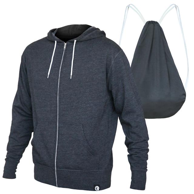 CARRY UP, charcoal (2in 1 Hoodie & Bagpack)