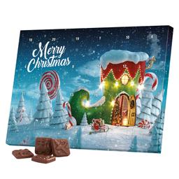 Classic Tisch Adventskalender  Vollmilch Schokoladentäfelchen
