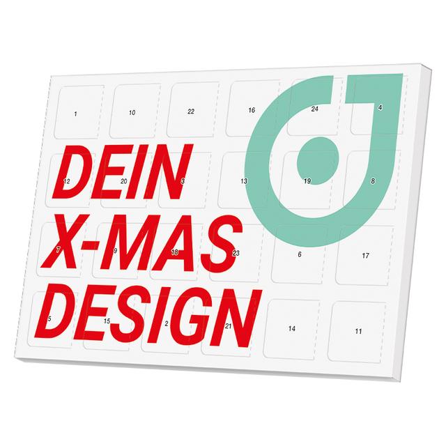 Classic Tisch Adventskalender Vollmilch Schokoladentäfelchen
