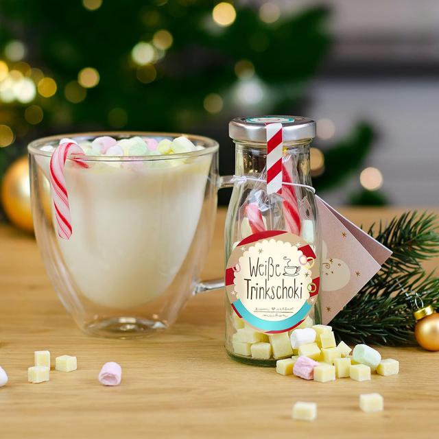 DIY Flasche WEIßE SCHOKI