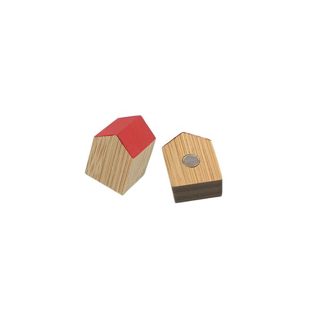 DOPPEL HAUS (Holzmagnet-Set)