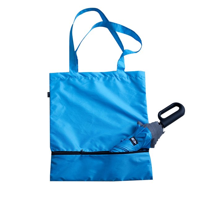 EVERDRY, blau (Schirm in Tragetasche)