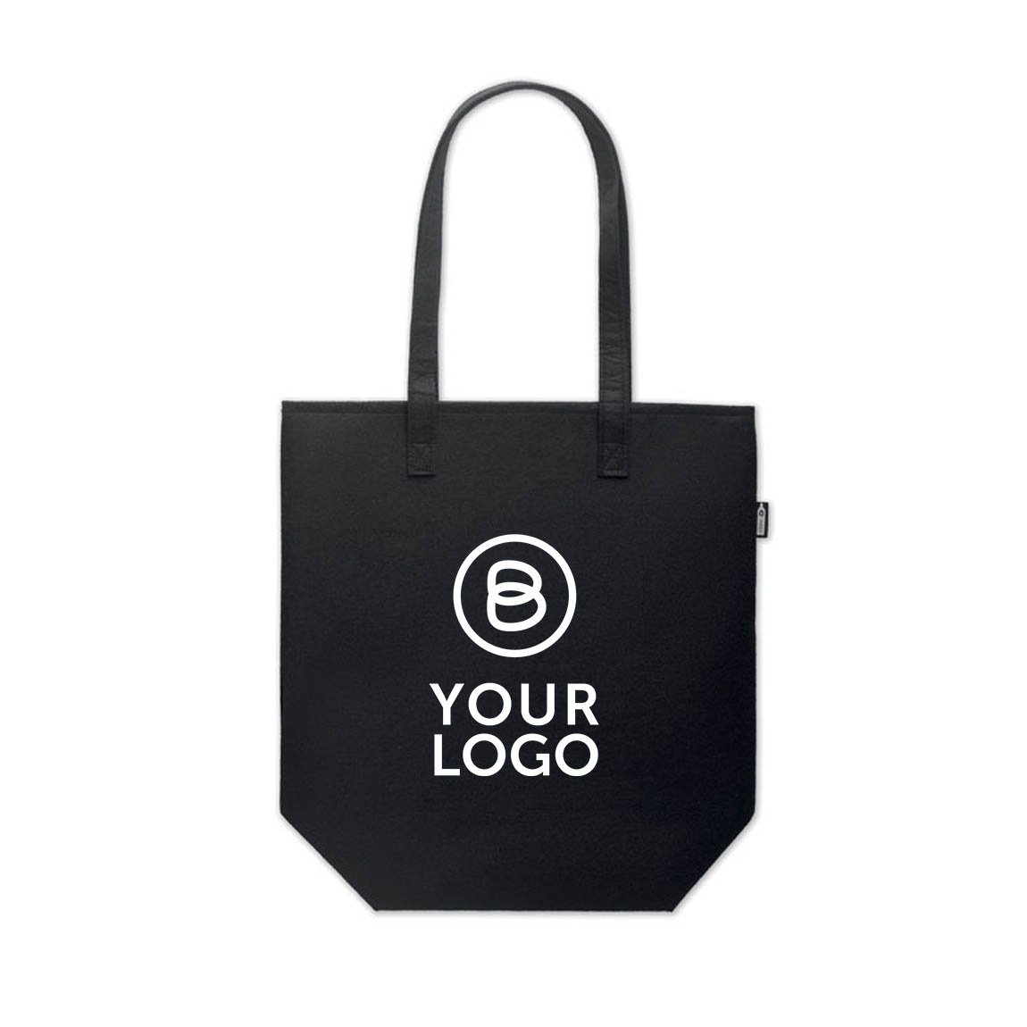 FLEECE SHOPPER (Filz-Tragetasche), schwarz