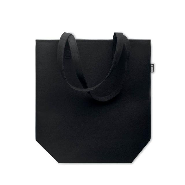 FLEECE SHOPPER (Filz-Tragetasche), schwarz