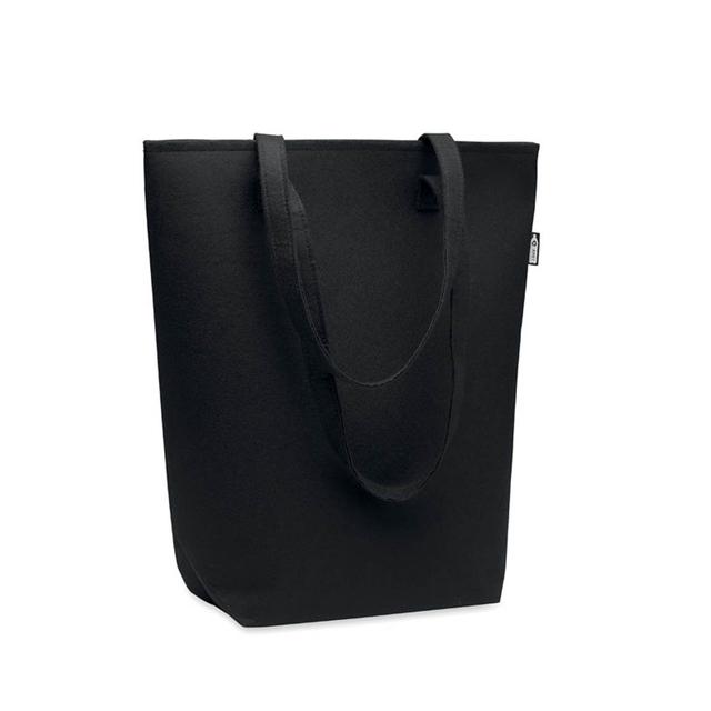 FLEECE SHOPPER (Filz-Tragetasche), schwarz