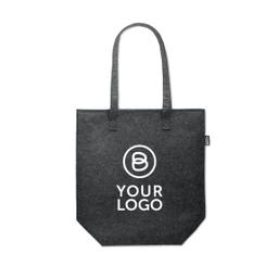 FLEECE SHOPPER (Filz-Tragetasche), steingrau
