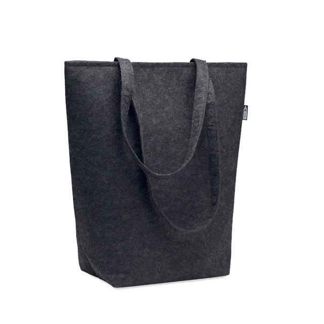 FLEECE SHOPPER (Filz-Tragetasche), steingrau