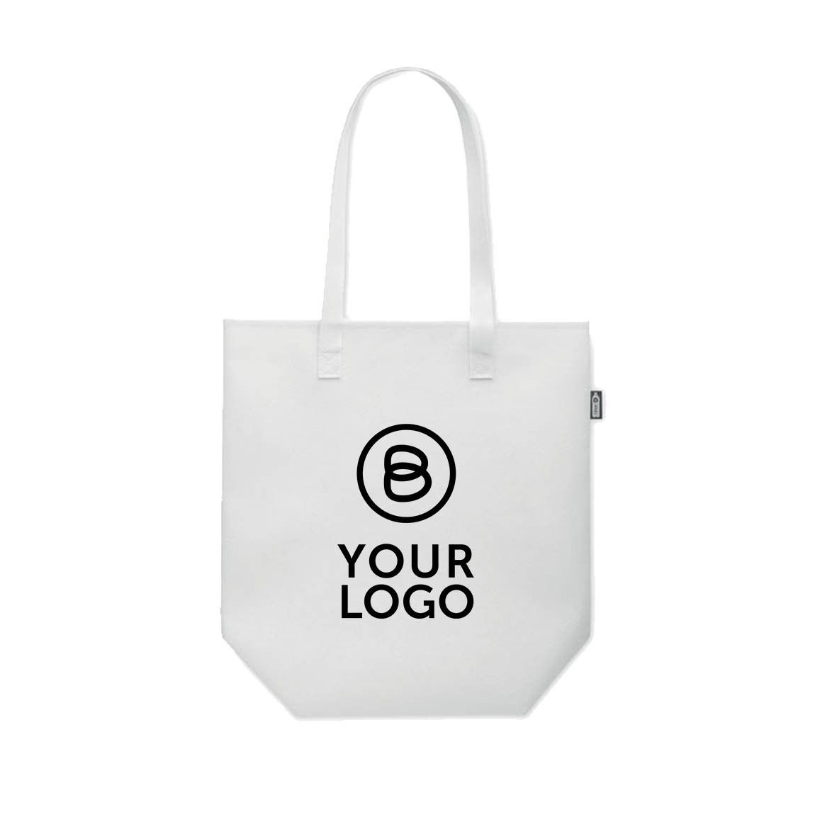 FLEECE SHOPPER (Filz-Tragetasche), weiß