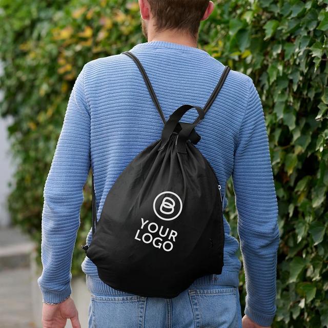 FLEXBAG, schwarz (faltbarer Rucksack)