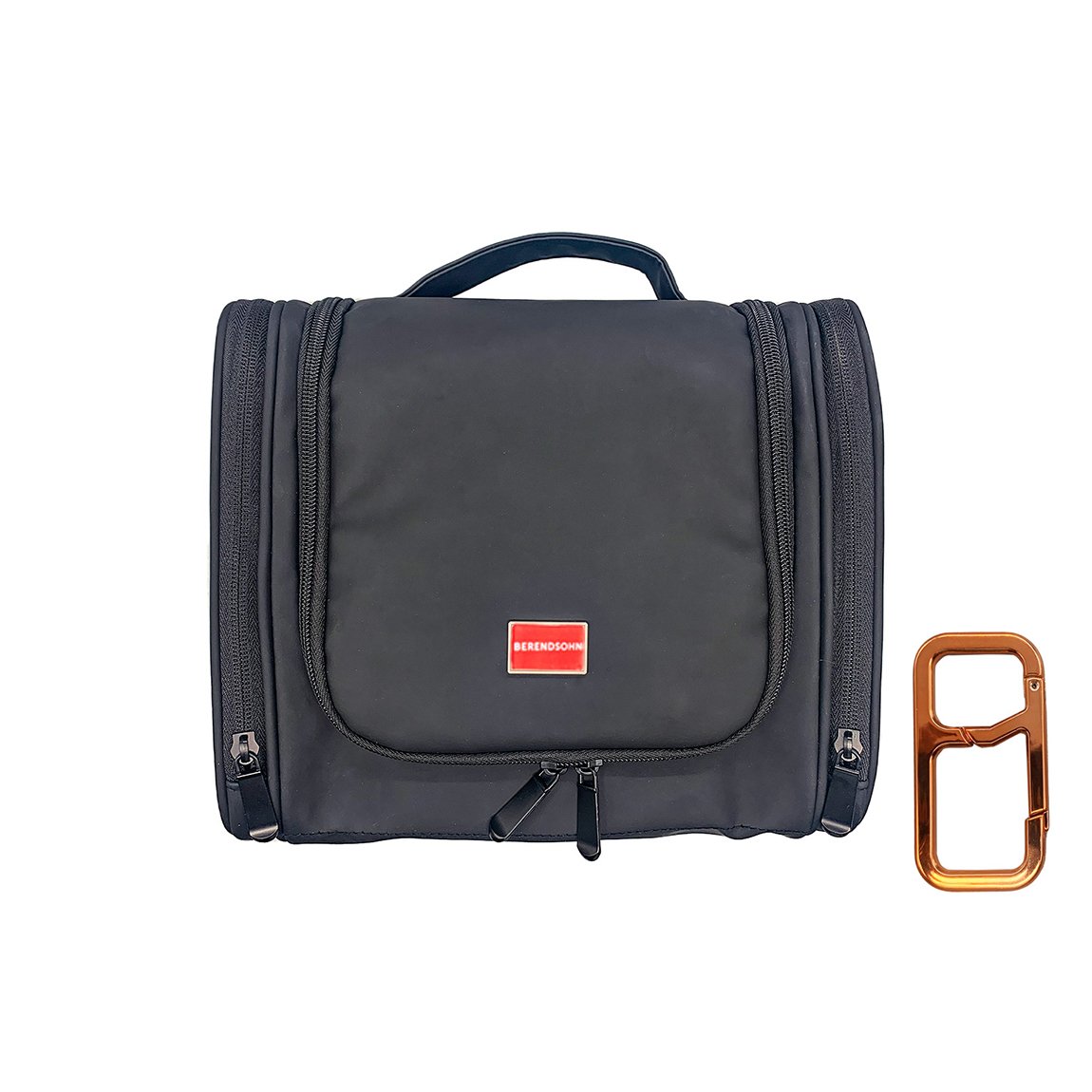 FLEXIBLE BLACK Washbag (Kulturbeutel), Kupfer