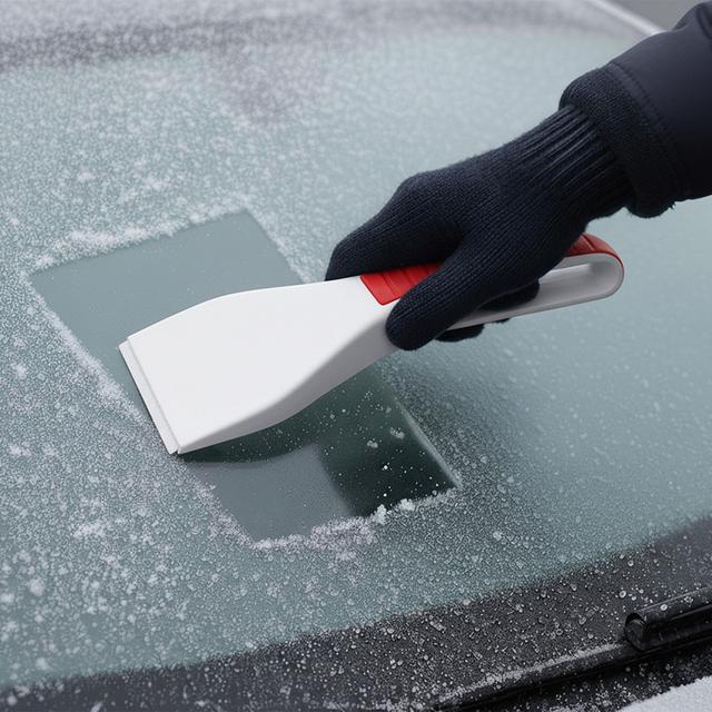 ICE AGE, weiß-rot (Eiskratzer)