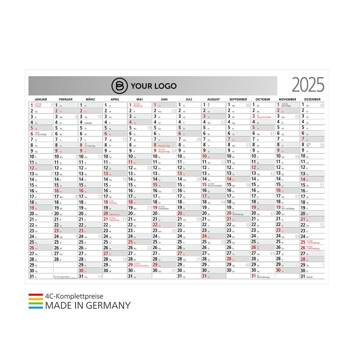 Jahreskalender WALLPLANNER