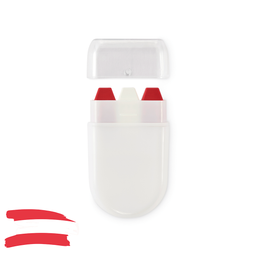 JUBELWELLE, weiß (Fanschminke)