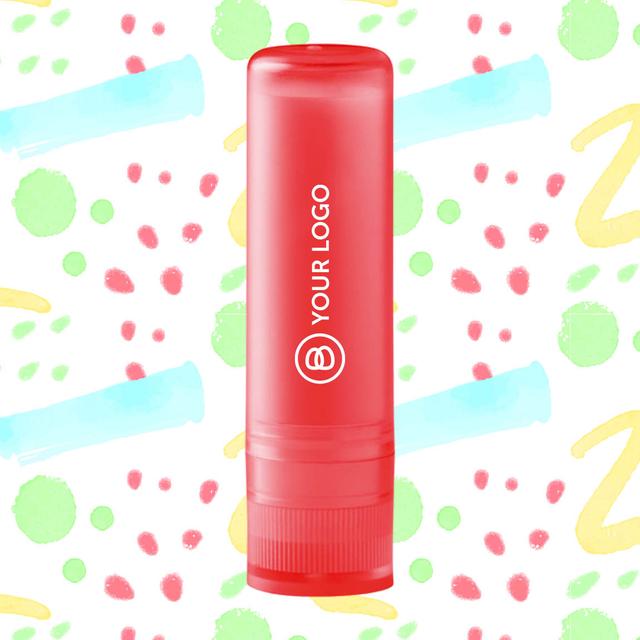 KISS (Lippenbalsam), transparent rot