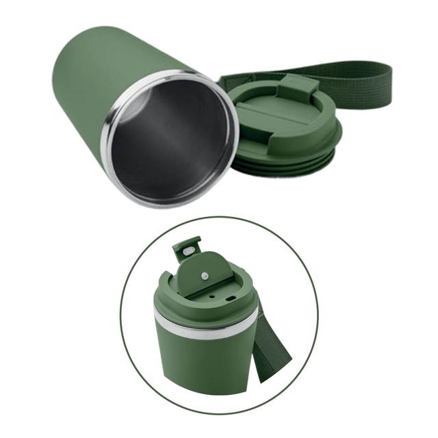 LIBERTAD (Thermosbecher mit Schlaufe), dunkelgrün