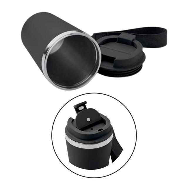 LIBERTAD (Thermosbecher mit Schlaufe), schwarz
