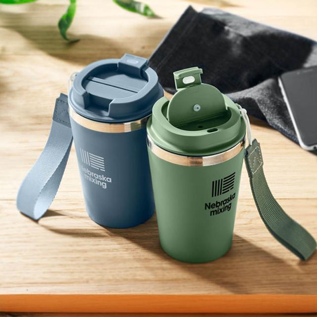 LIBERTAD (Thermosbecher mit Schlaufe), schwarz