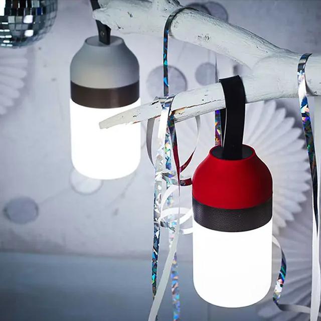 Lichtorgel LED Lautsprecher taupe