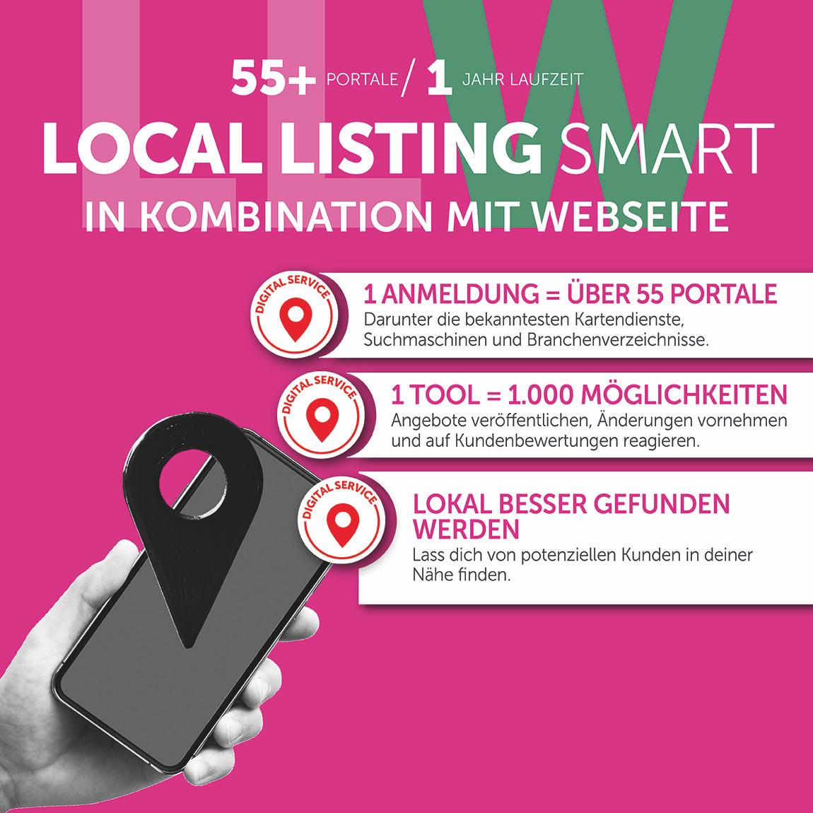 Local Listing Smart in Komb. m. Webseite